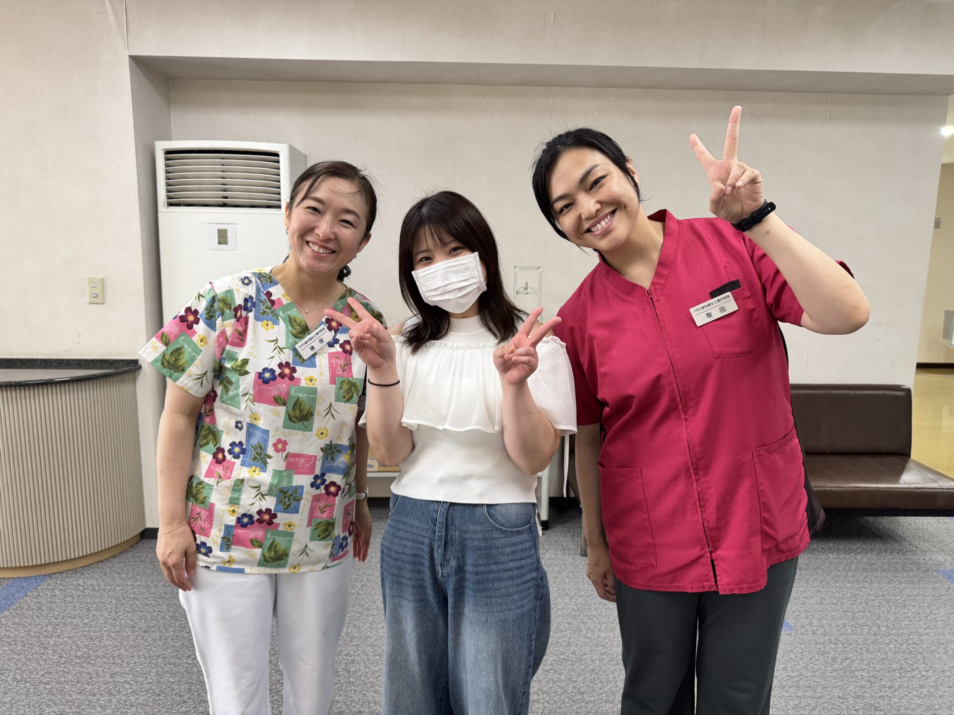 オープンキャンパスに卒業生が来てくれました！